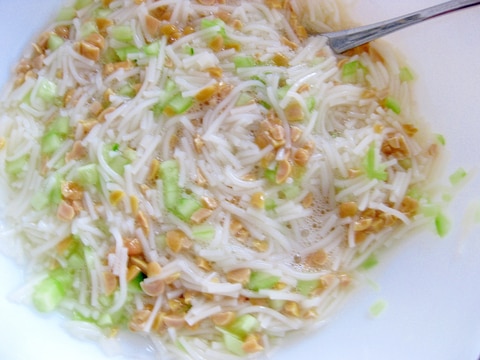 離乳食 中期~ 納豆そうめん